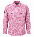Triple Stitch Pink Paisley