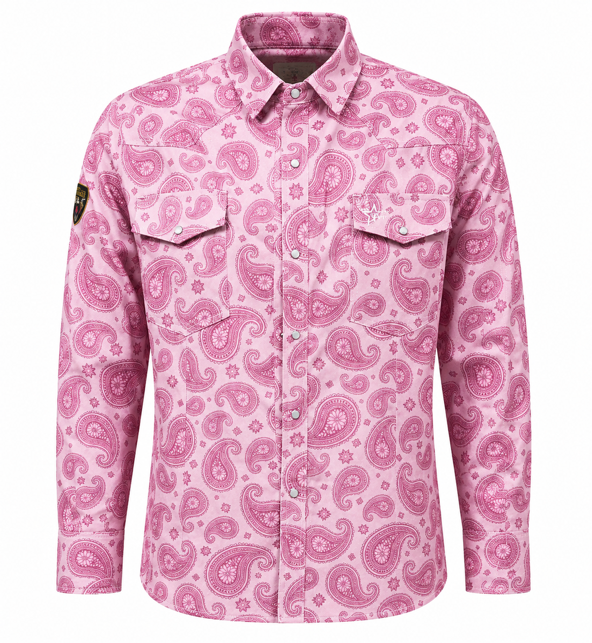 Triple Stitch Pink Paisley