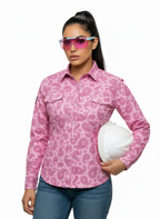Triple Stitch Pink Paisley
